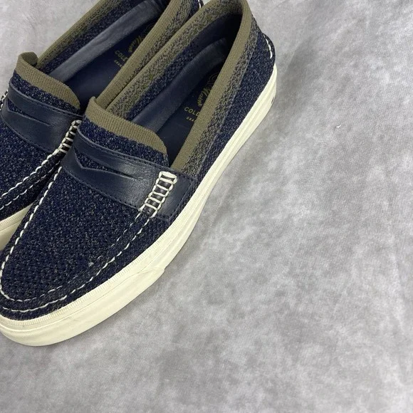 Cole Haan Pinch Maine Classic Shoes Mens 7.5 Blue & Green Grand OS Penny Loafers - Picture 3 of 9